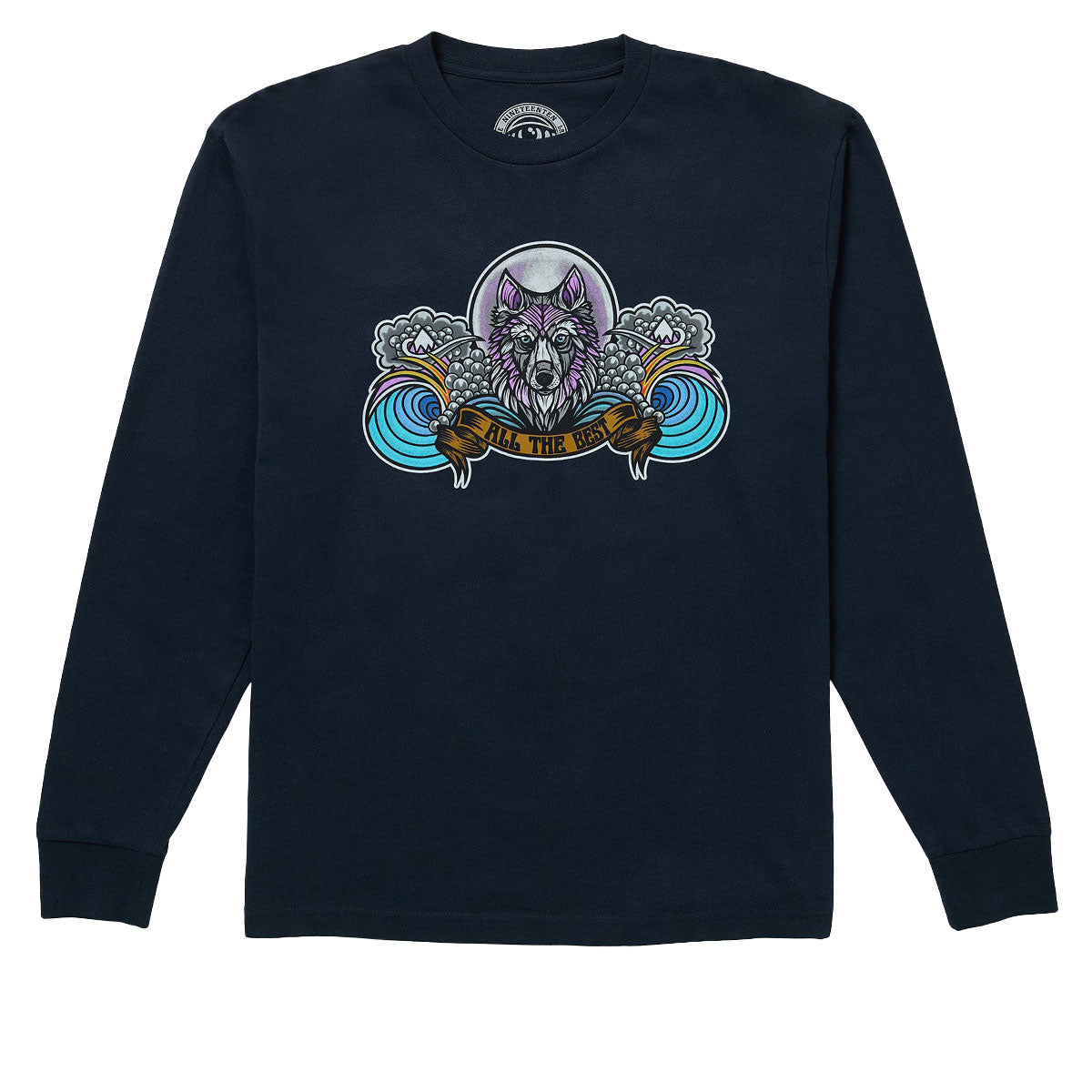 1910 HHHowler Long Sleeve T-Shirt - Navy image 1
