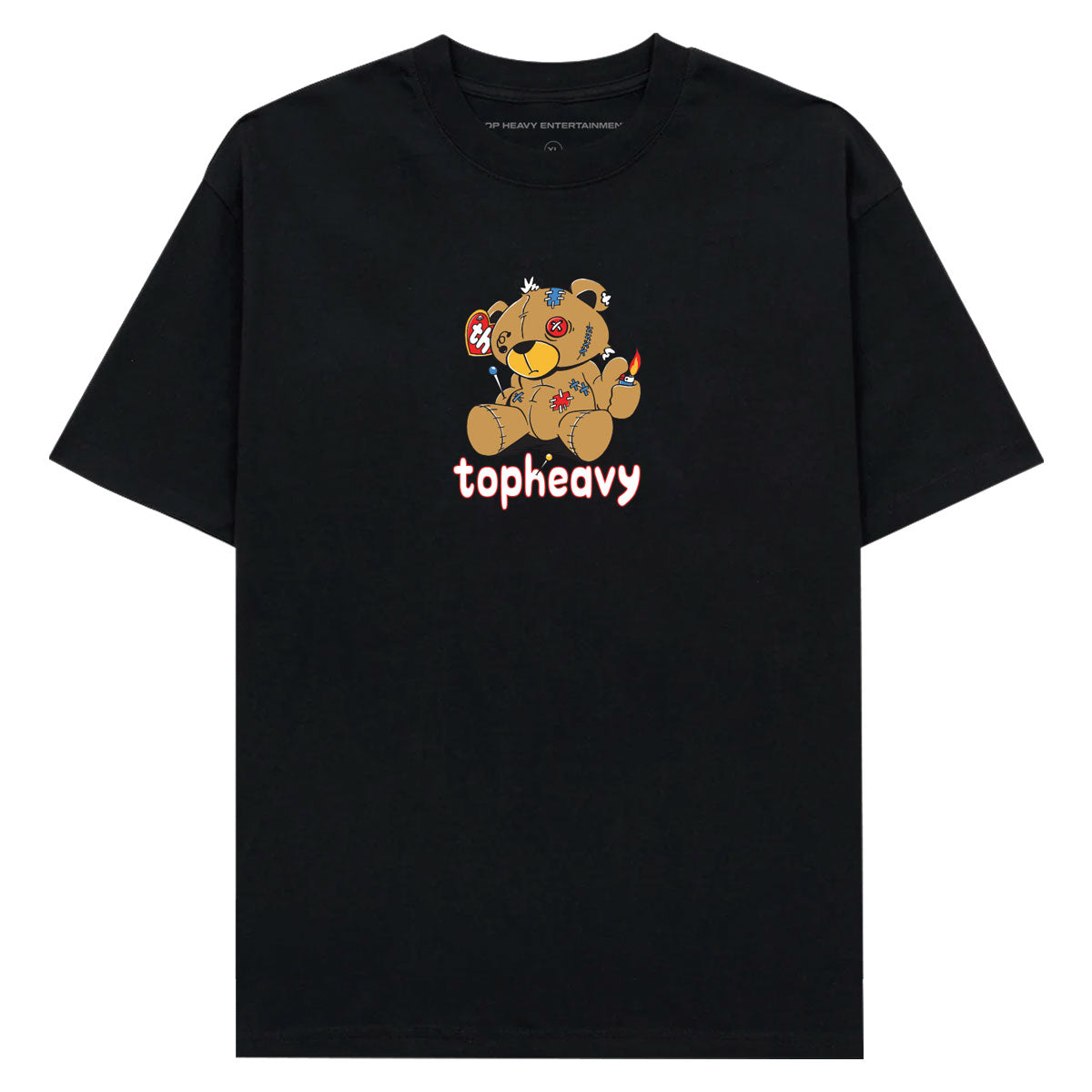 Top Heavy Bear Minimum T-Shirt - Black image 1
