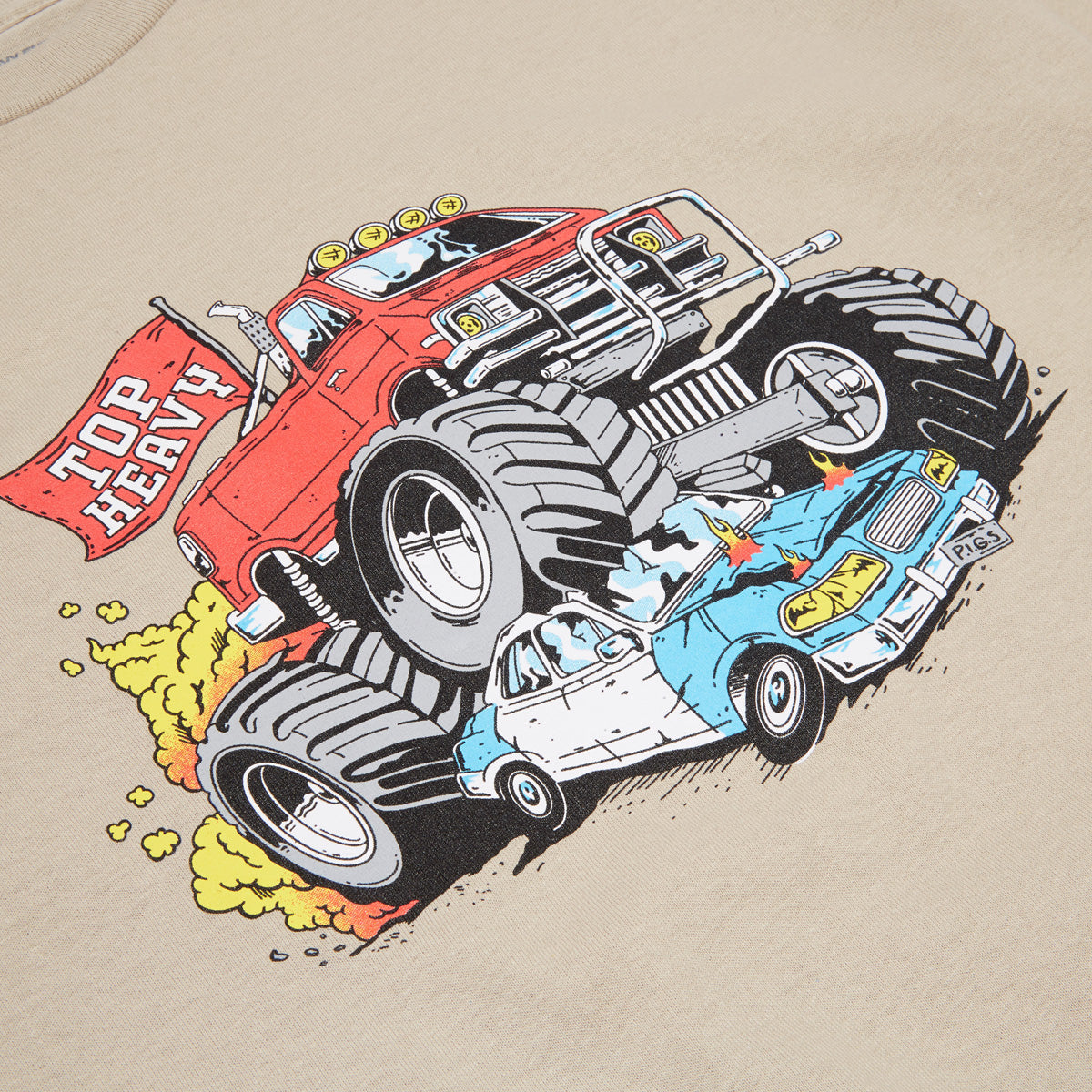 Top Heavy Monstro T-Shirt - Sand image 2