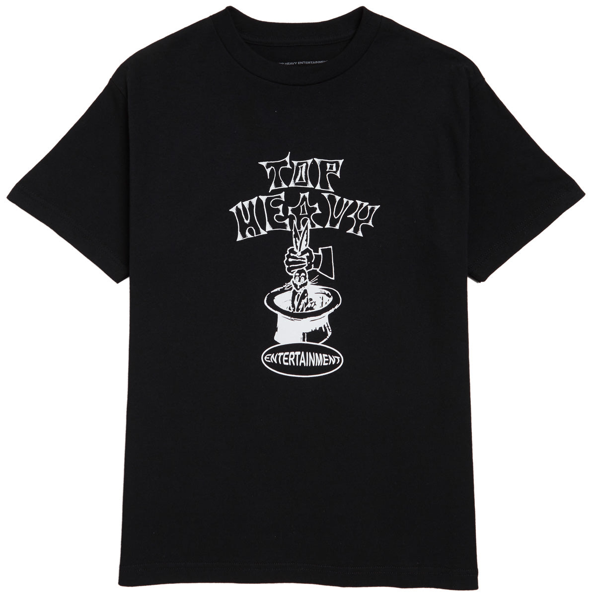 Top Heavy Hat Trick T-Shirt - Black image 1