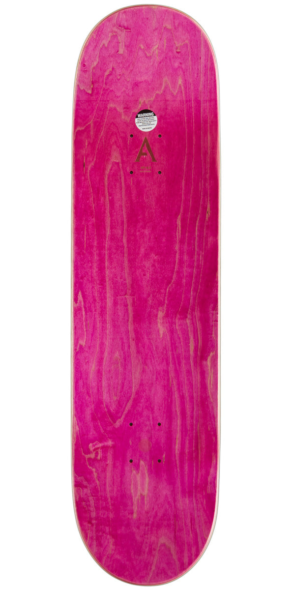 April OG Logo Helix Skateboard Deck - Pink/Black - 8.00