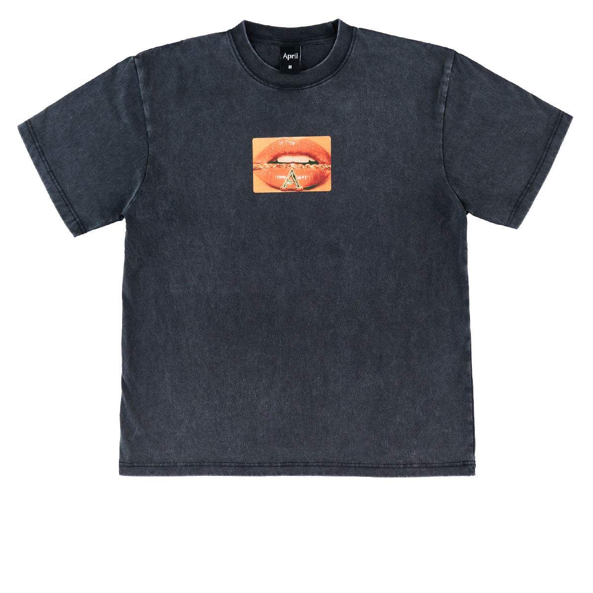 April Pendant T-Shirt - Vintage Black image 1
