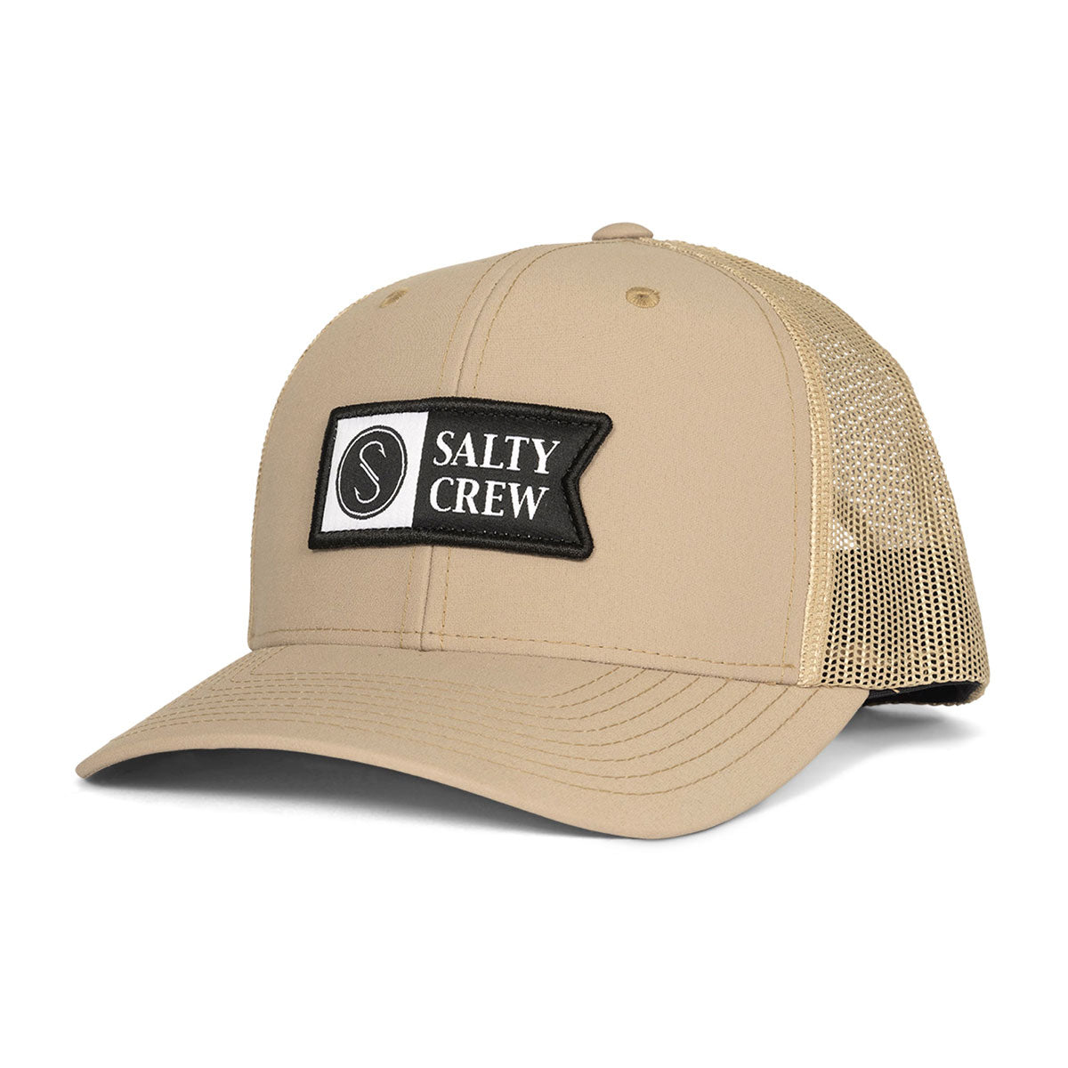Salty Crew Pinnacle 2 Retro Trucker Hat - Khaki image 1