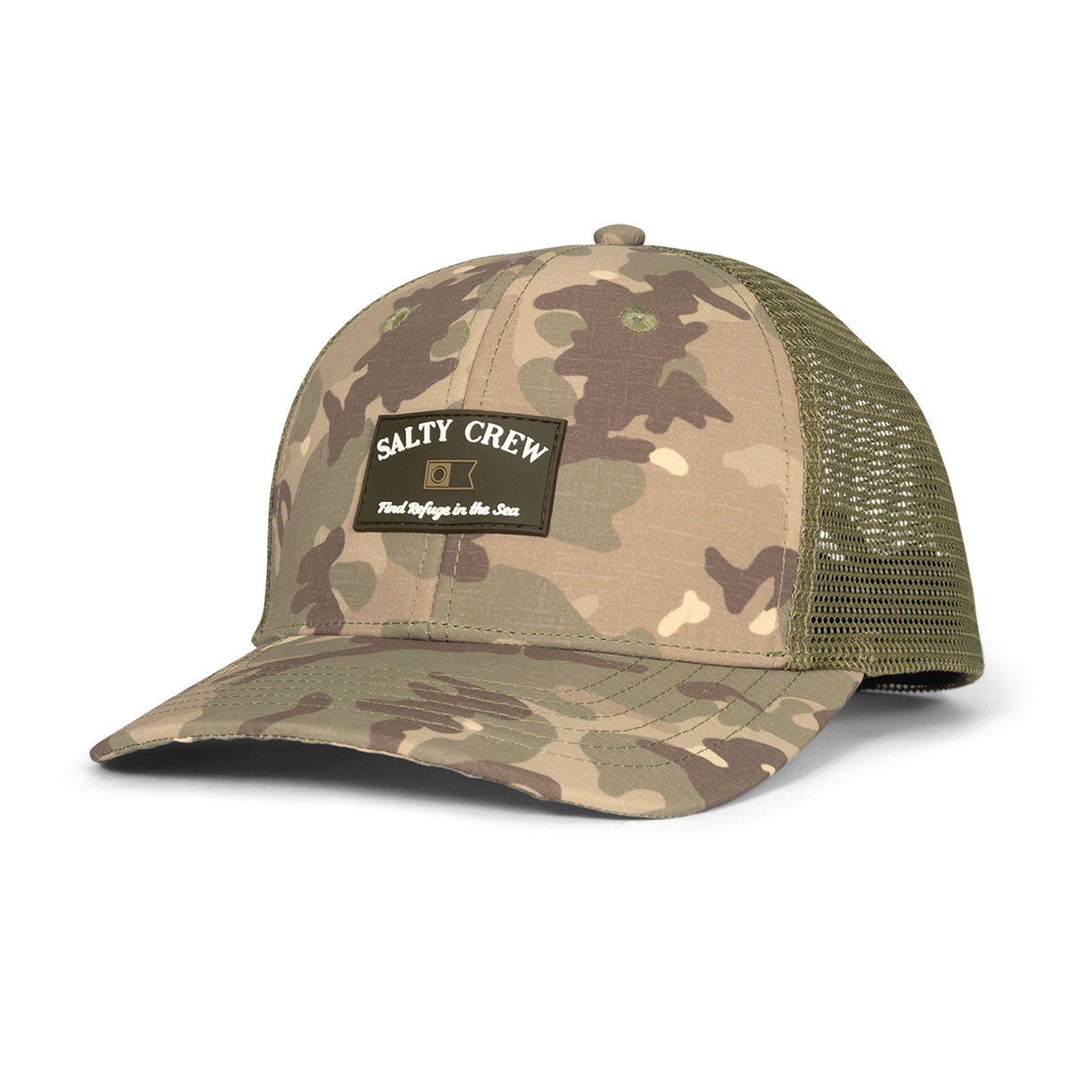 Salty Crew Steadfast Retro Trucker Hat - Camo image 1