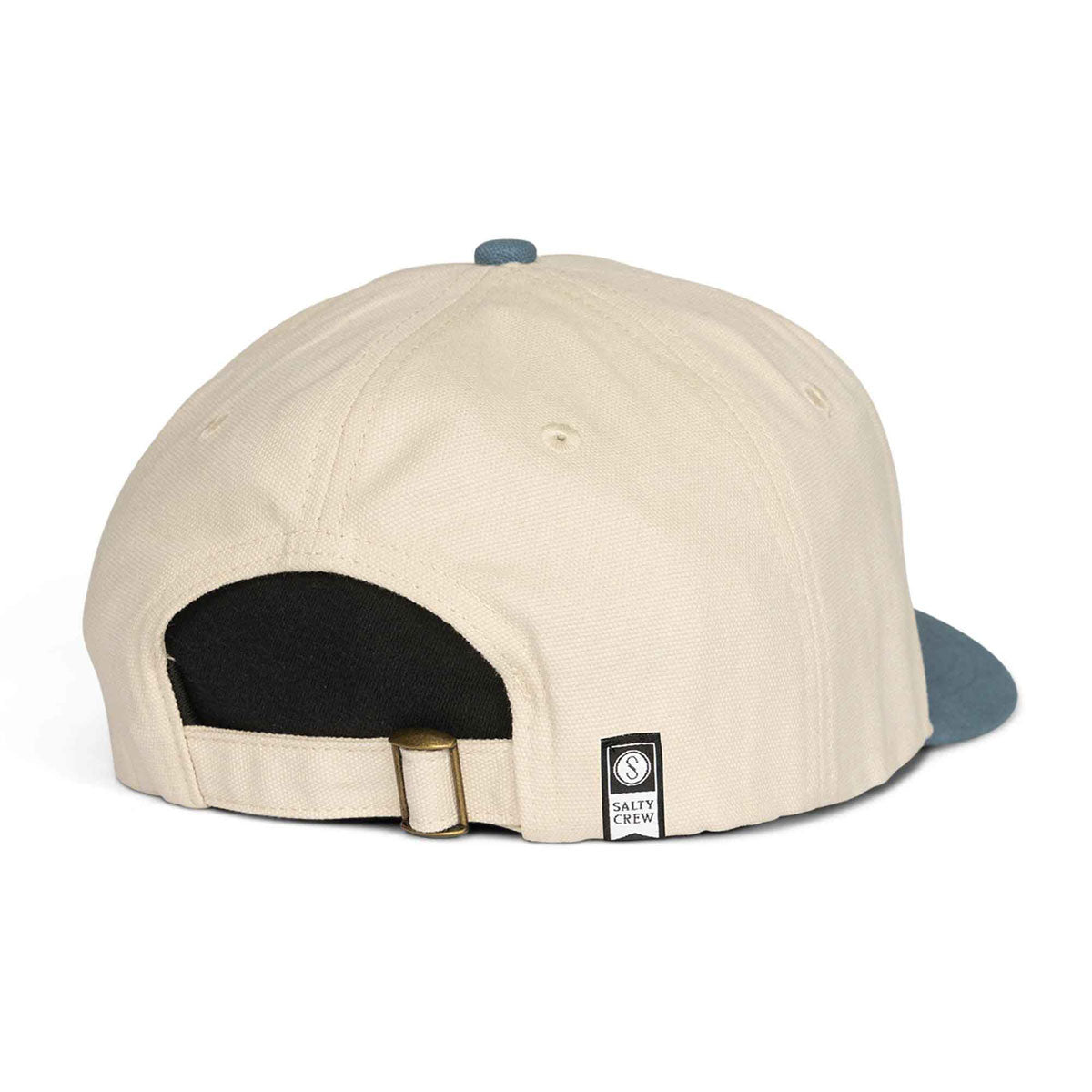 Salty Crew Billfisher Strapback Hat - Off White Pilot Blue image 2