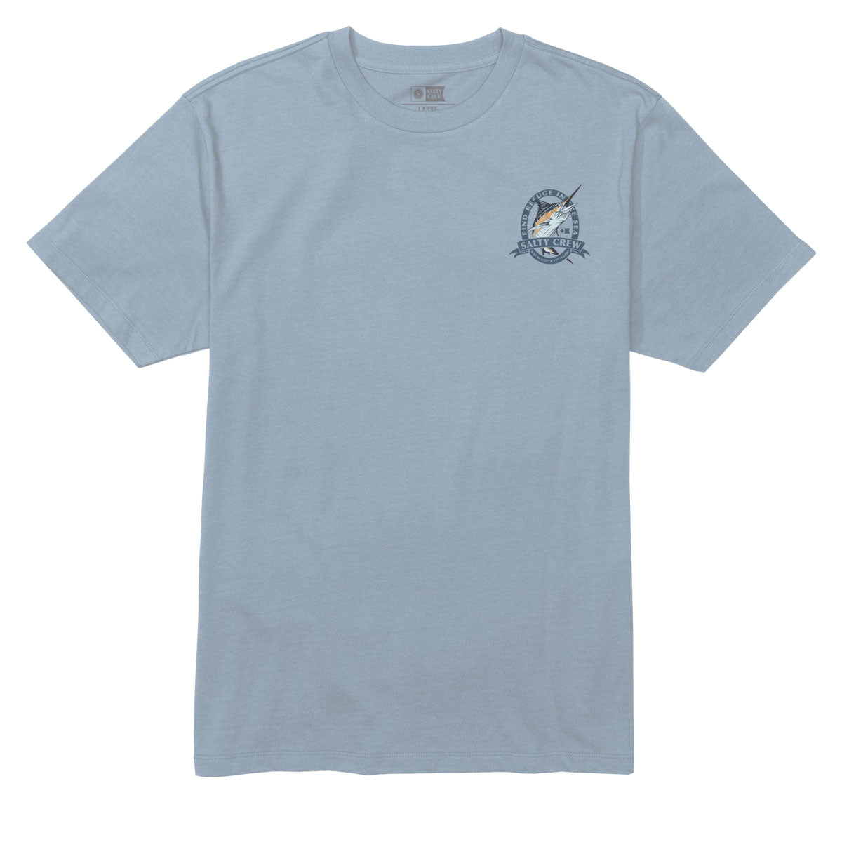 Salty Crew Bill Club T-Shirt - Blue Fog image 2