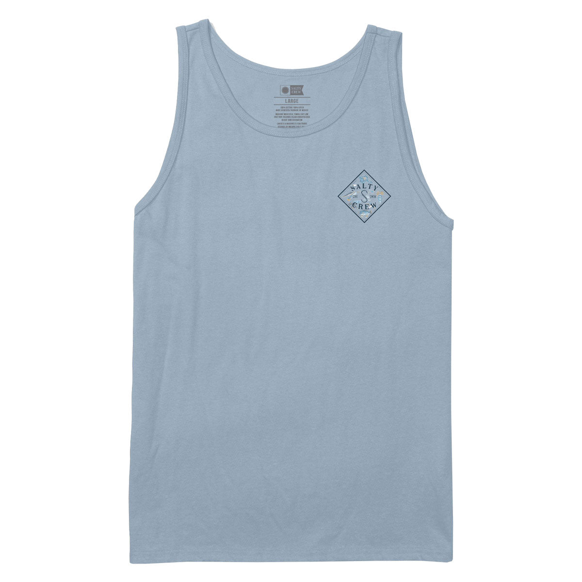 Salty Crew Tippet Fill Tank Top - Blue Fog image 1