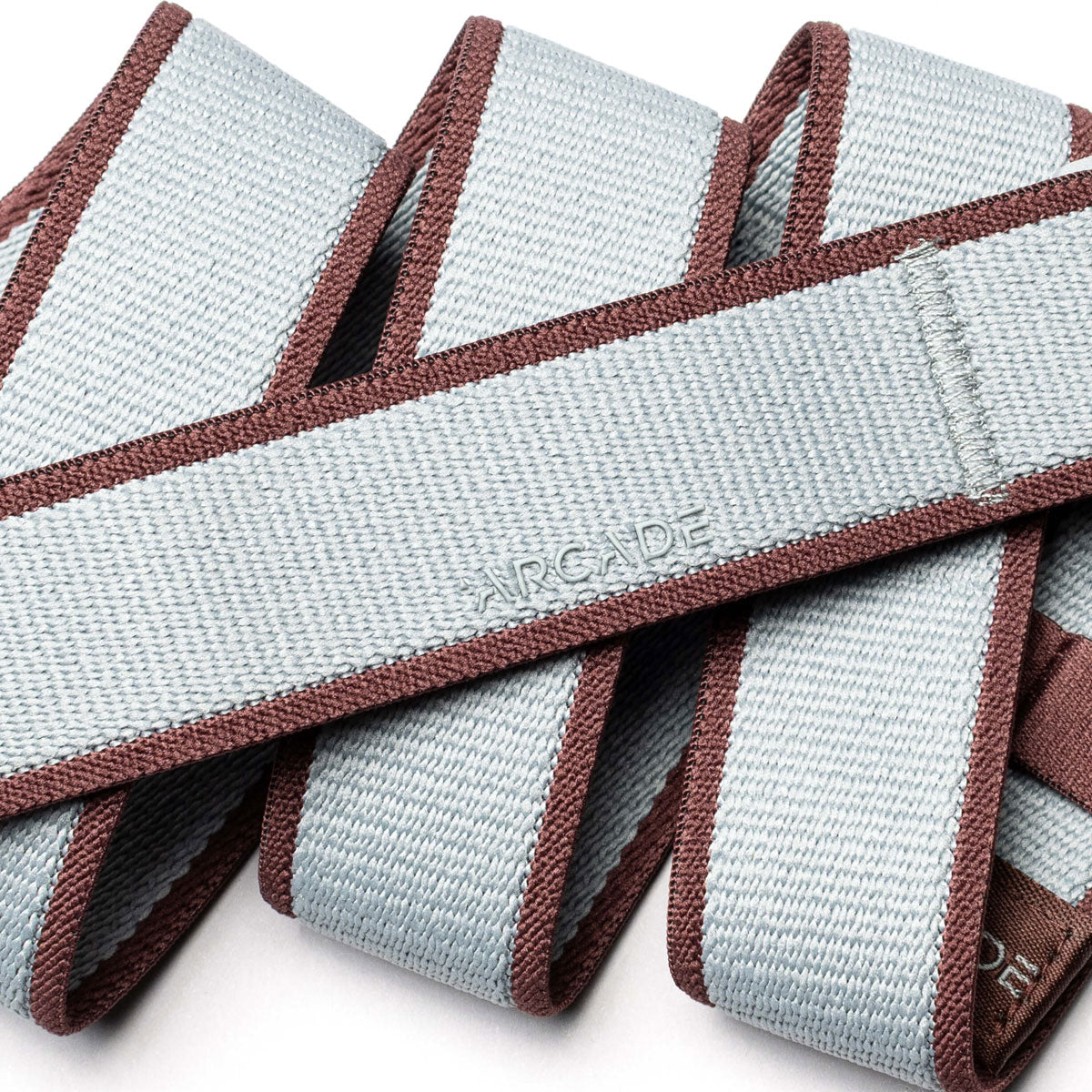 Arcade Carto Slim Belt - Cloud/Burgundy image 2