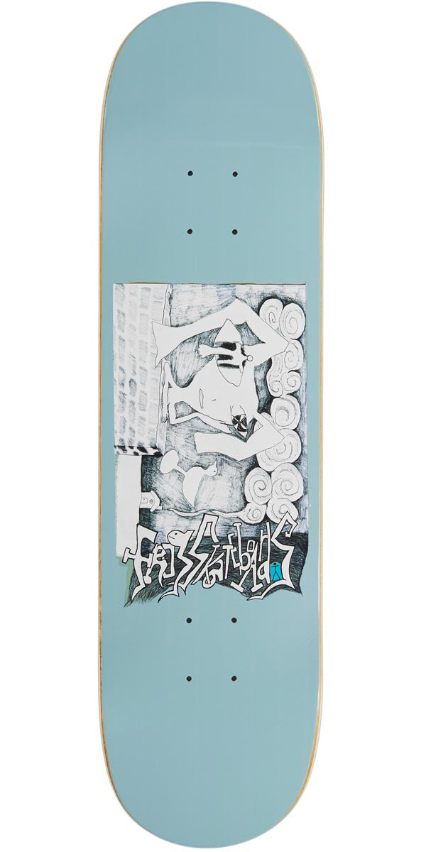 Frog Thinking... Skateboard Deck - 8.18