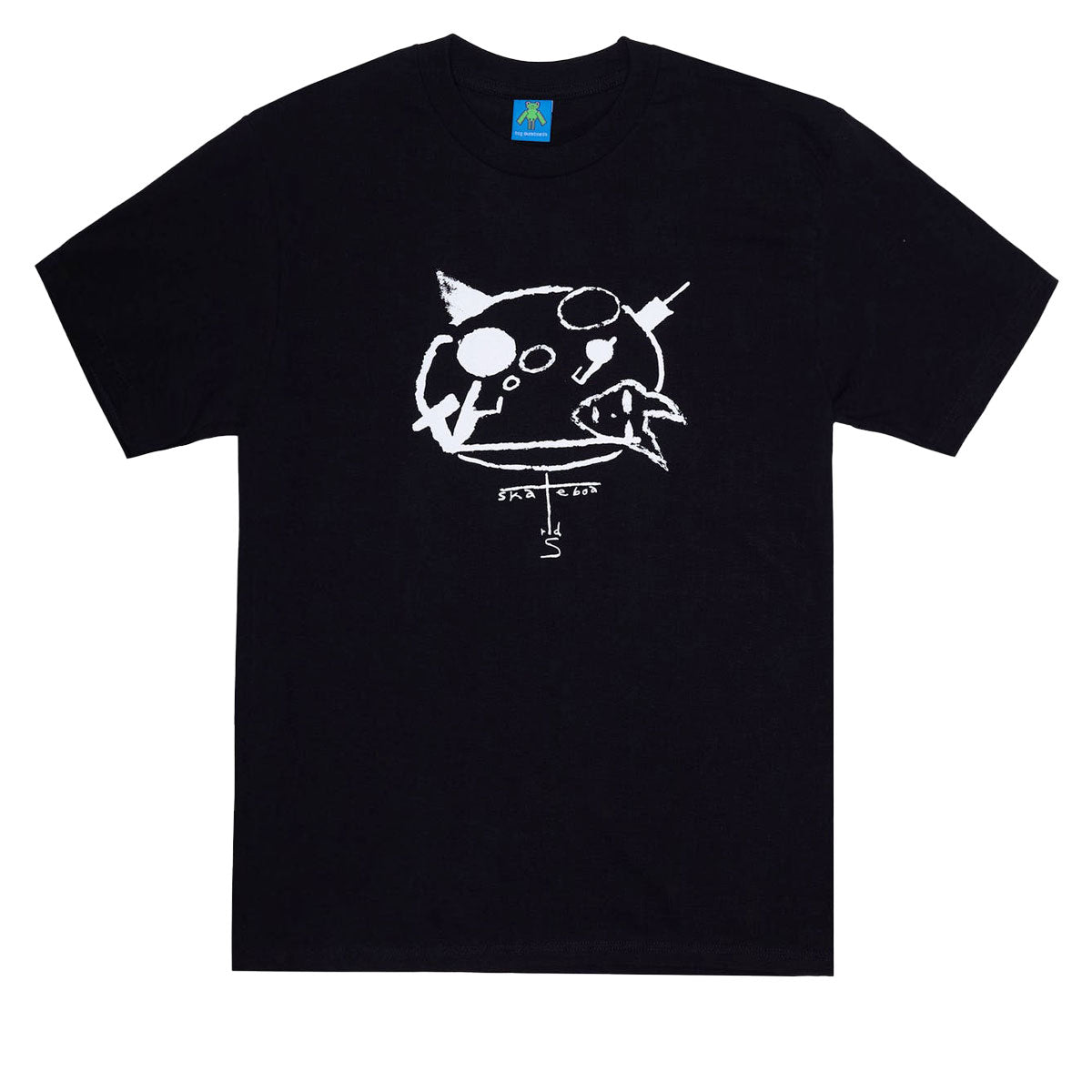 Frog Scarecrow T-Shirt - Black image 1