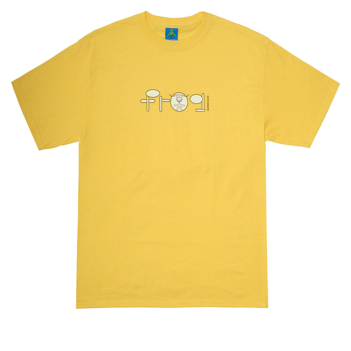 Frog Skoom Logo T-Shirt - Yellow image 1