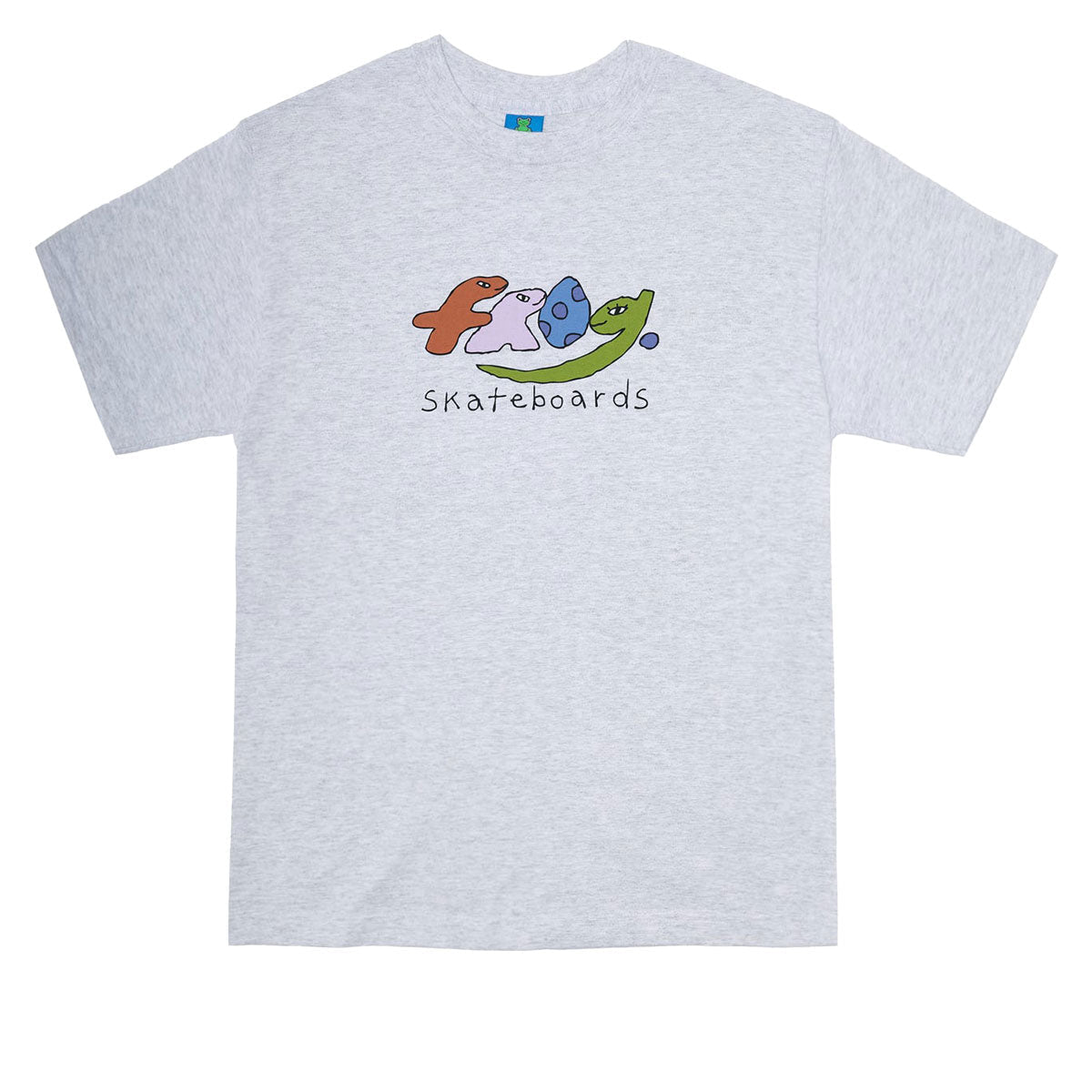 Frog Dino Logo T-Shirt - Ash image 1
