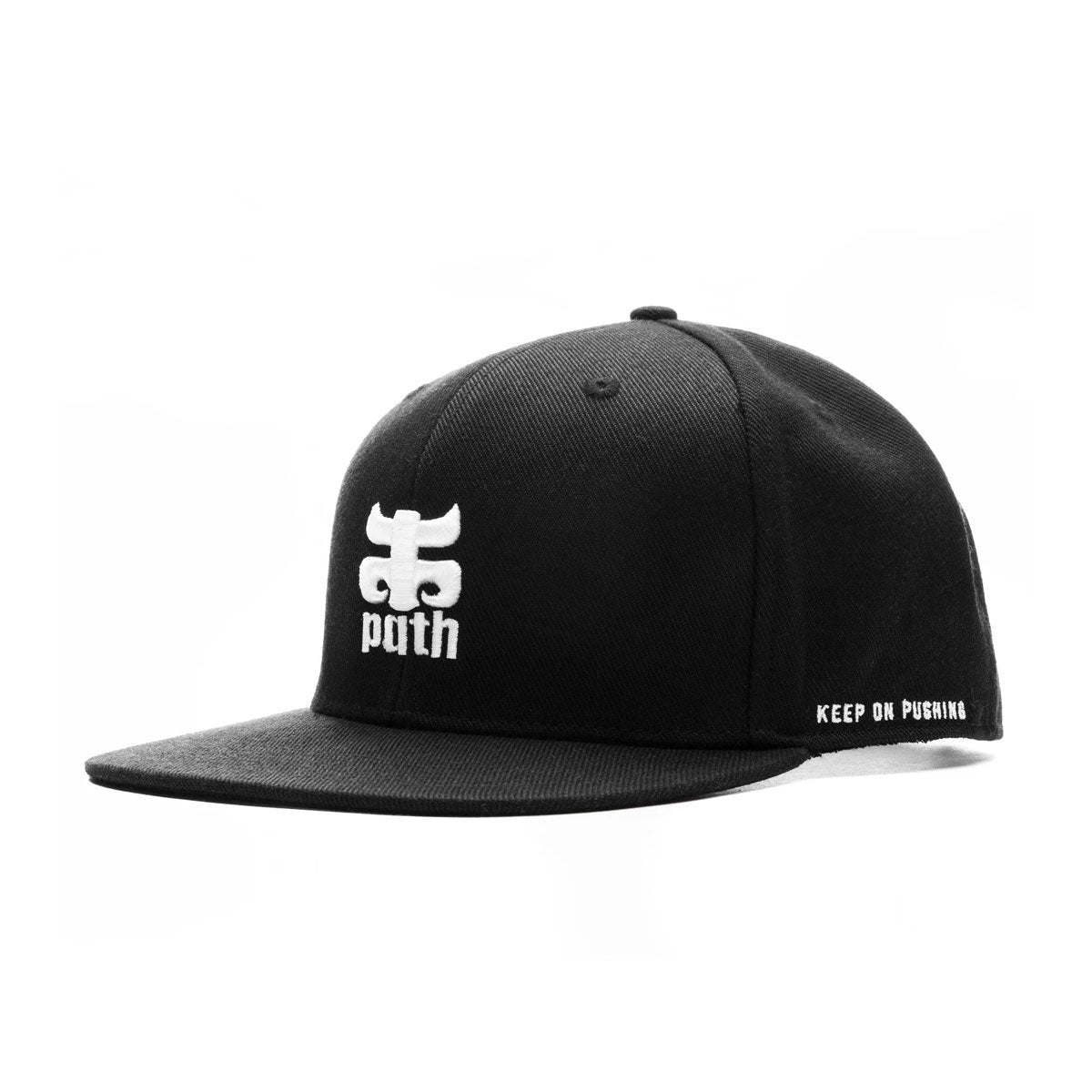 IPath Icon Snapback Hat - Black/White image 1