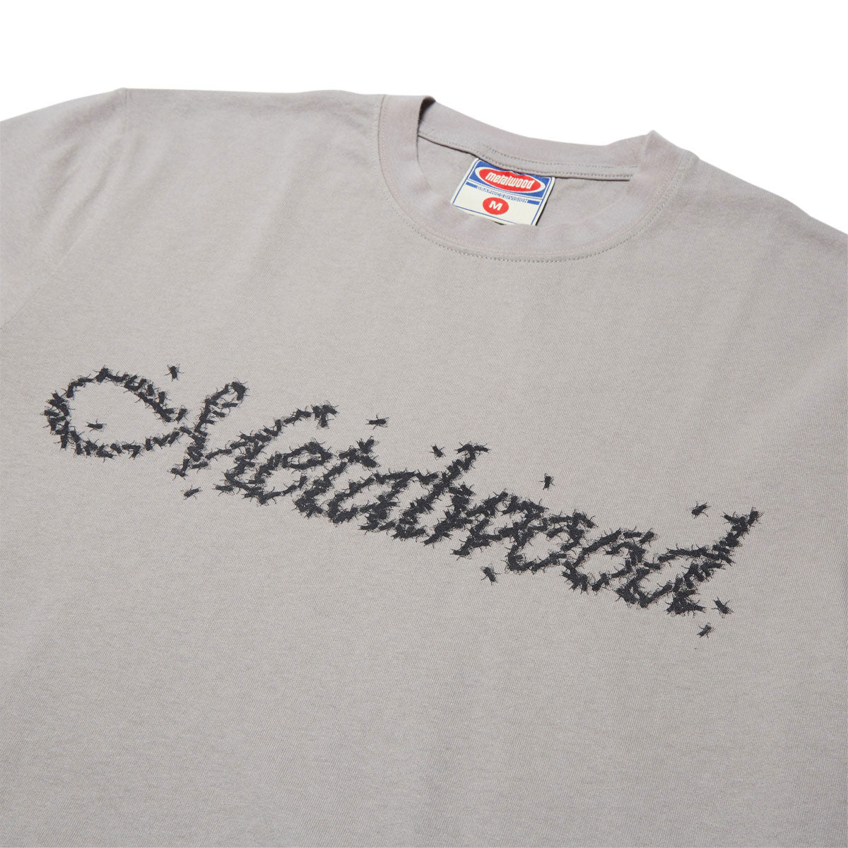 Metalwood Flies T-Shirt - Taupe image 2