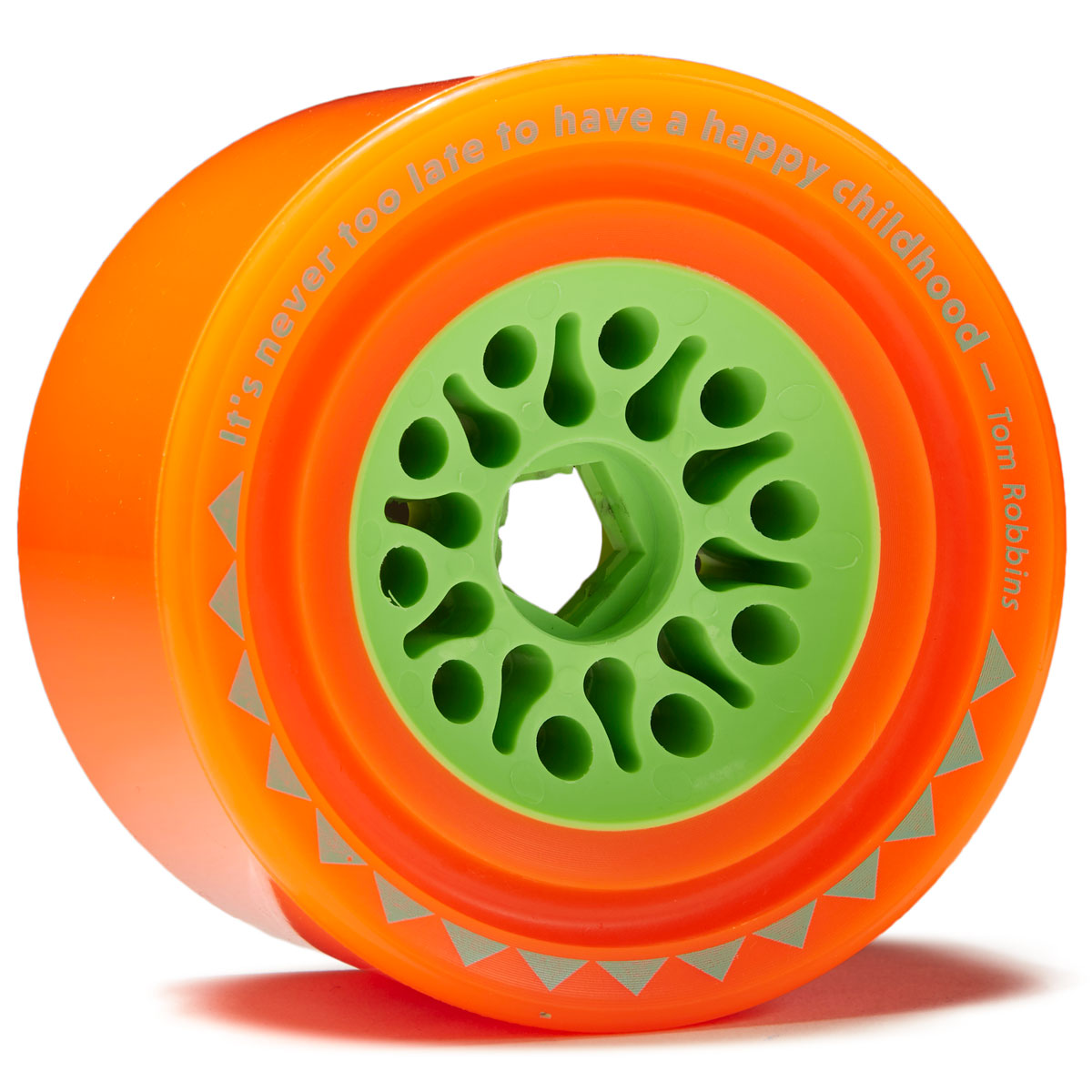 Orangatang Dad Bod 80a Longboard Wheels - Orange - 105mm image 1