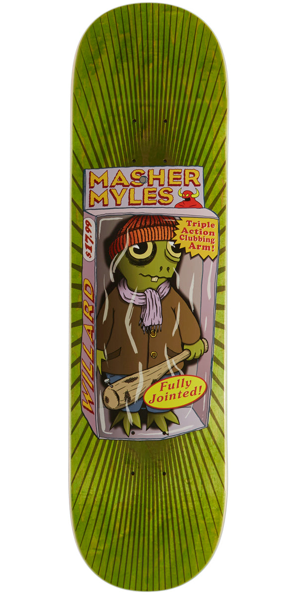 Toy Machine Willard Toy Dolls Skateboard Deck - 8.25