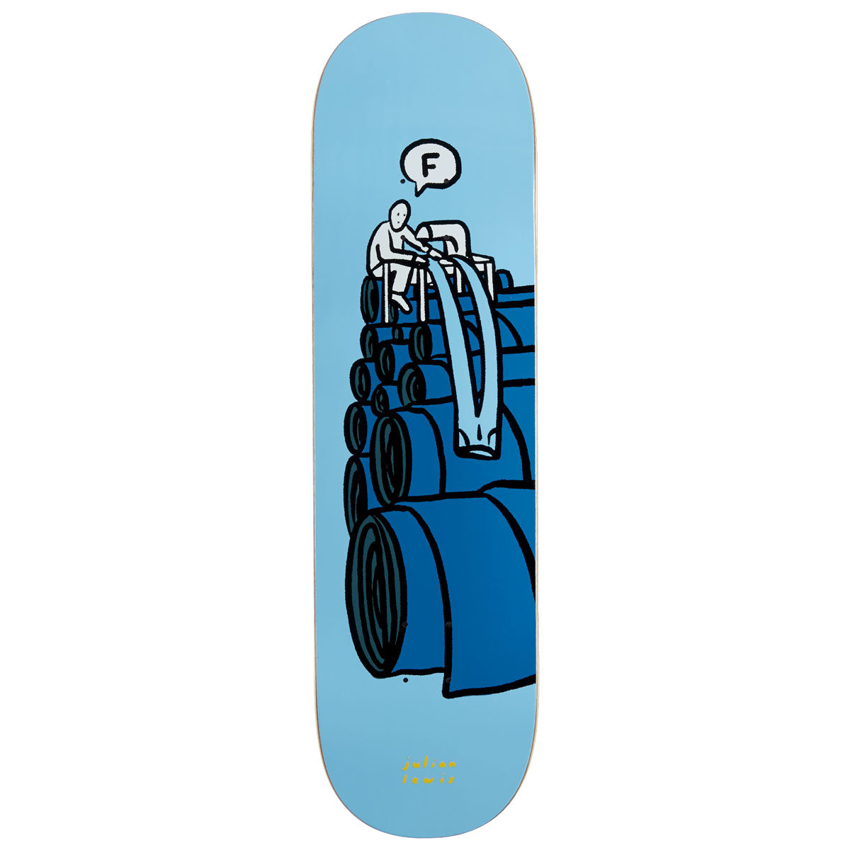 Foundation Lewis Sew Wut Skateboard Deck - 8.50