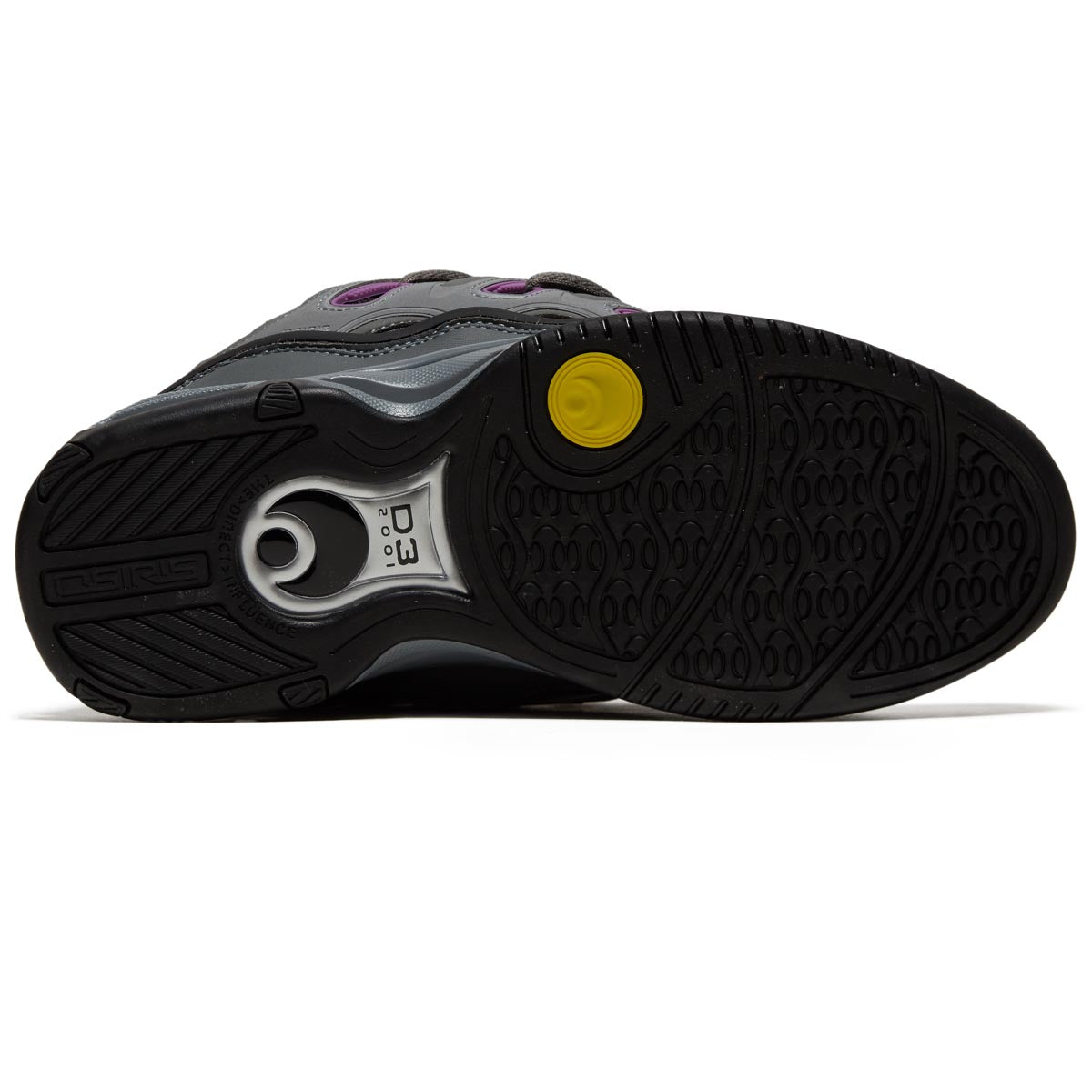 Osiris D3 2001 Shoes - Grey/Purple/Yellow image 4