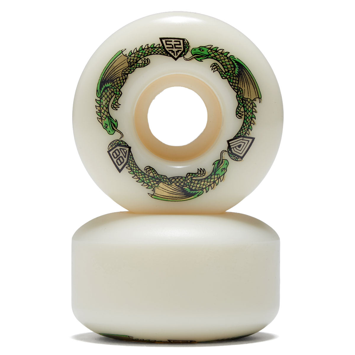 Powell-Peralta Dragon Formula 88a V1 Skateboard Wheels - Off White