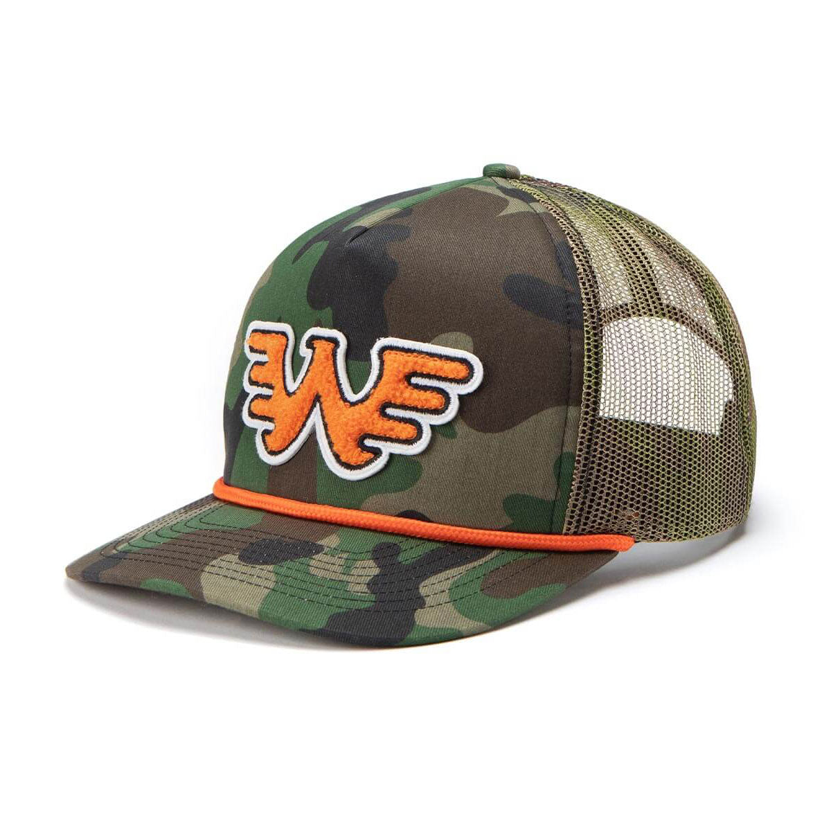 Seager x Waylon Jennings Flying W Snapback Hat - Camo image 1