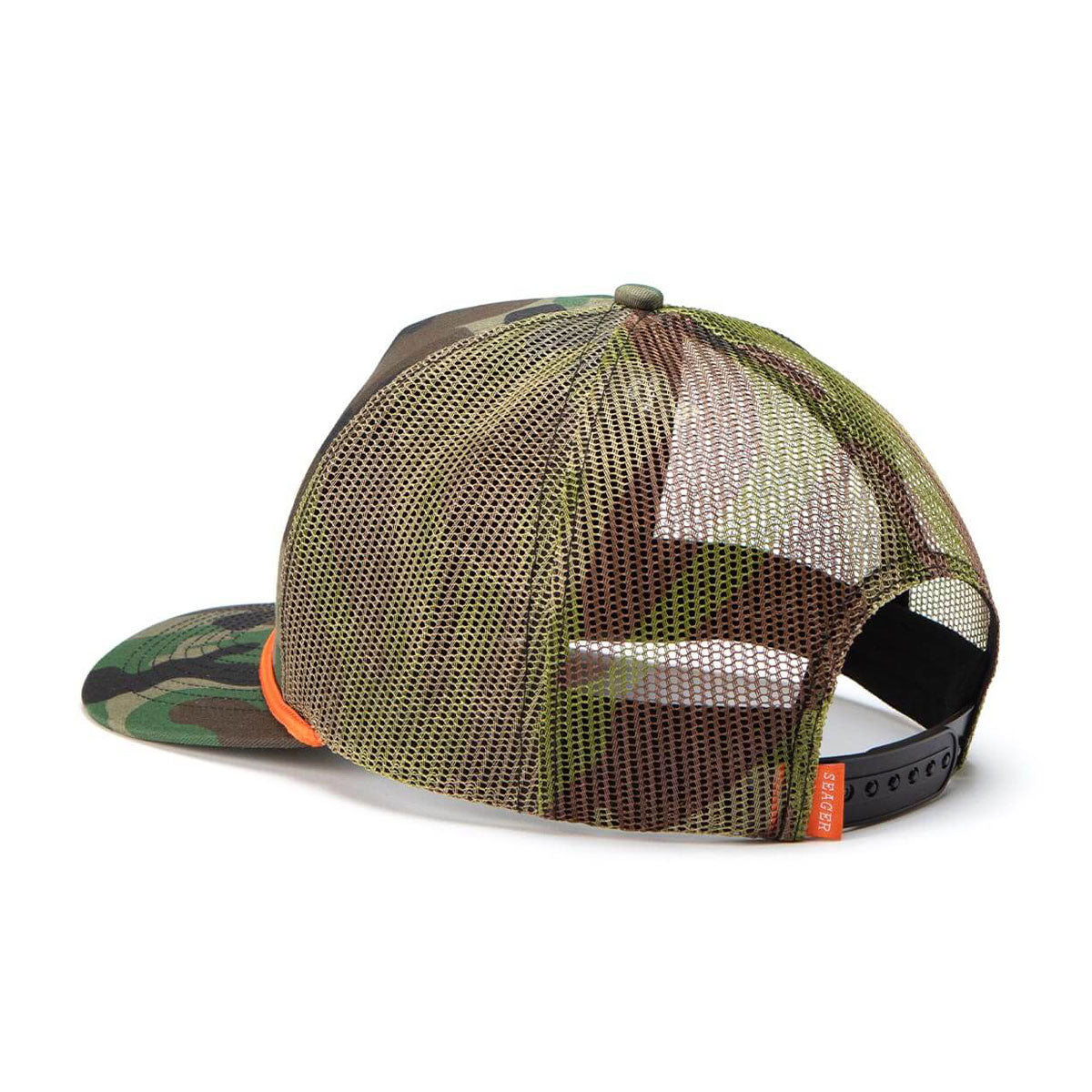 Seager x Waylon Jennings Flying W Snapback Hat - Camo image 2