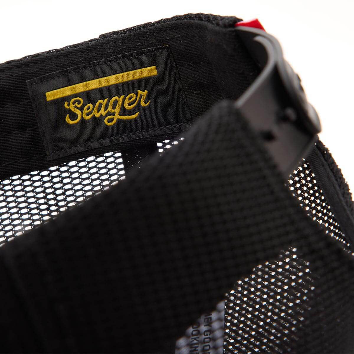Seager x Waylon Jennings The Eagle Snapback Hat - Black image 4