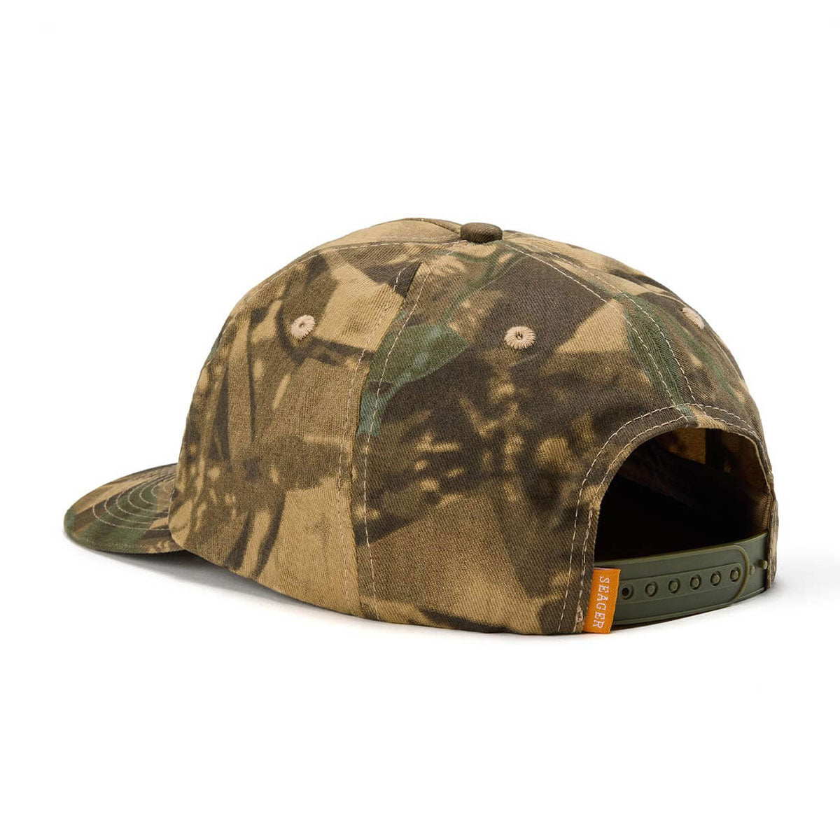 Seager x Waylon Jennings The Eagle Snapback Hat - Real Camo image 2