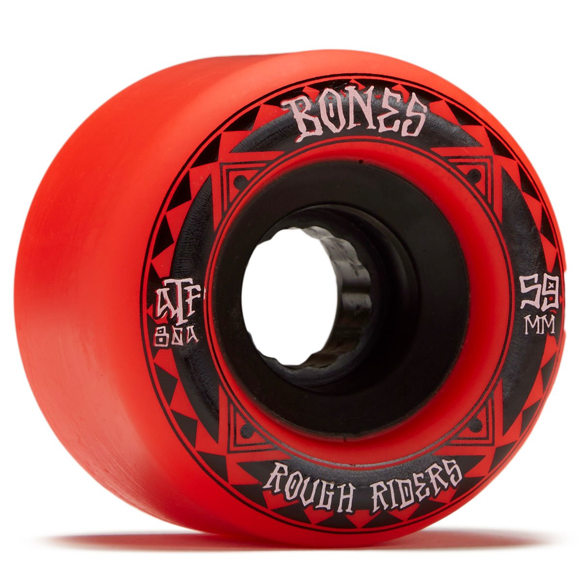 Bones Rough Riders Runners Skateboard Wheels - Red - 59mm image 1