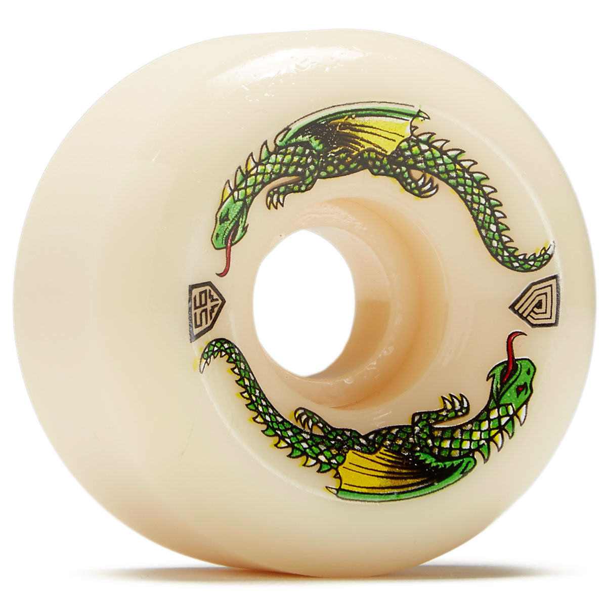 Powell-Peralta Dragon Formula 93A Skateboard Wheels - Off White - 56mm image 1