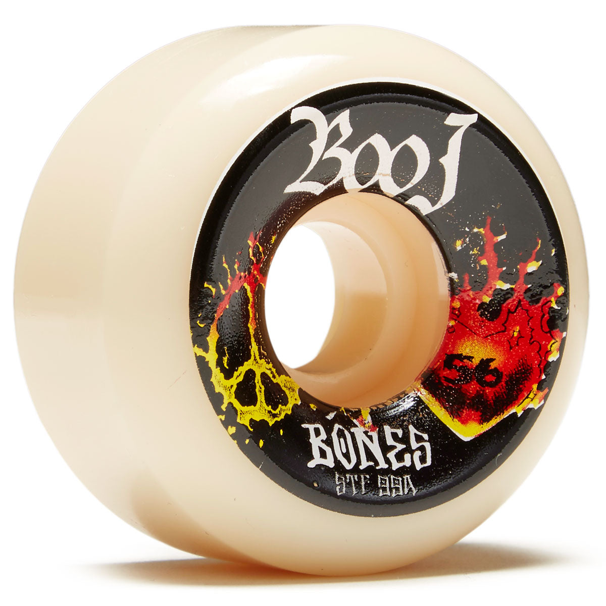 Bones Boo Heart & Soul 99A V6 Wide-Cut Skateboard Wheels - 56mm image 1