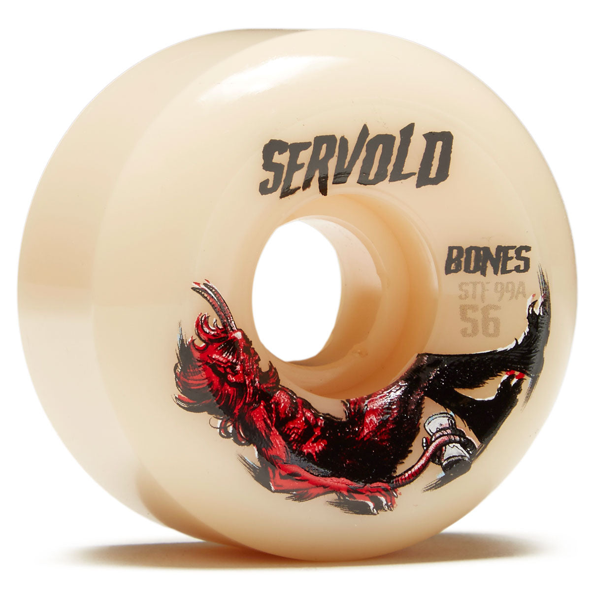 Bones Servold Trapped 99A V6 Wide-Cut Skateboard Wheels - 56mm image 1