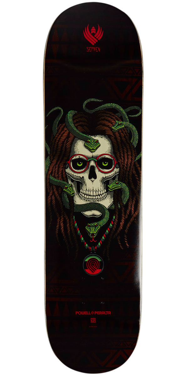 Powell Peralta Flight Spencer Semien Skateboard Deck - Skull - 8.25