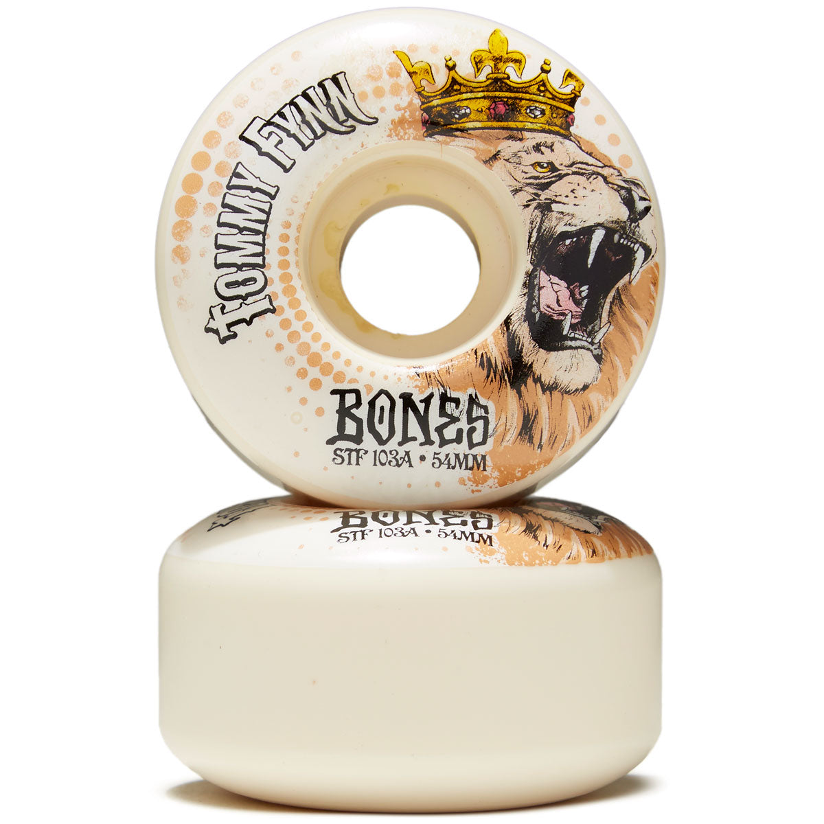 Bones Tommy Fynn Lion Heart 103a V1 Standard Skateboard Wheels - 54mm image 2