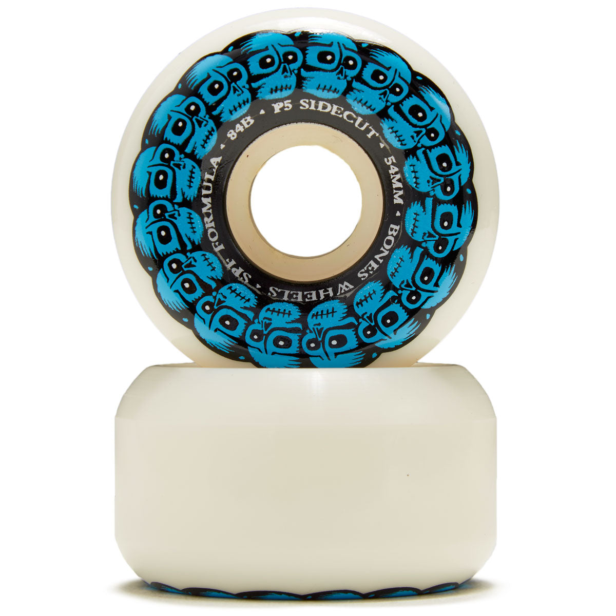 Bones Circle Skulls 84B P5 Sidecut Skateboard Wheels - 54mm image 2