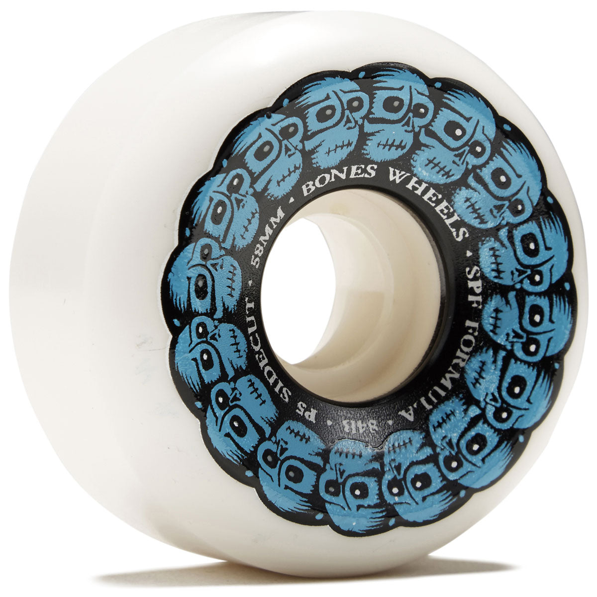 Bones Circle Skulls 84B P5 Sidecut Skateboard Wheels - 58mm