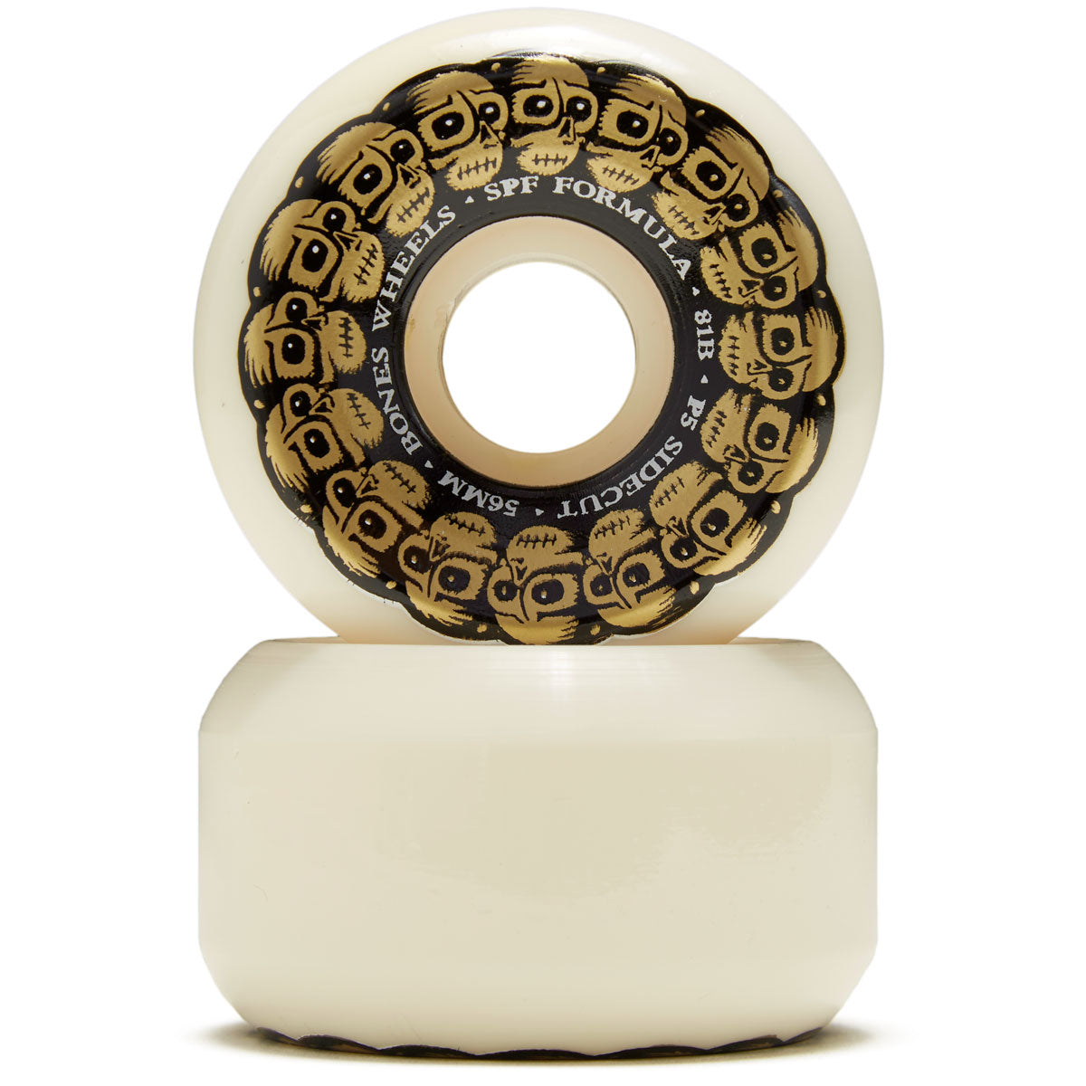 Bones Circle Skulls 81B P5 Sidecut Skateboard Wheels - 56mm image 2