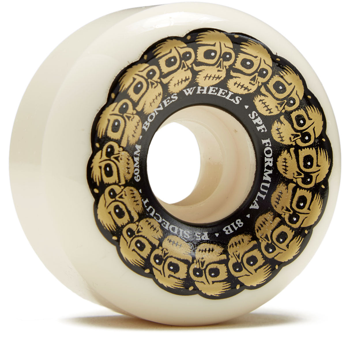 Bones Circle Skulls 81B P5 Sidecut Skateboard Wheels - 60mm image 1