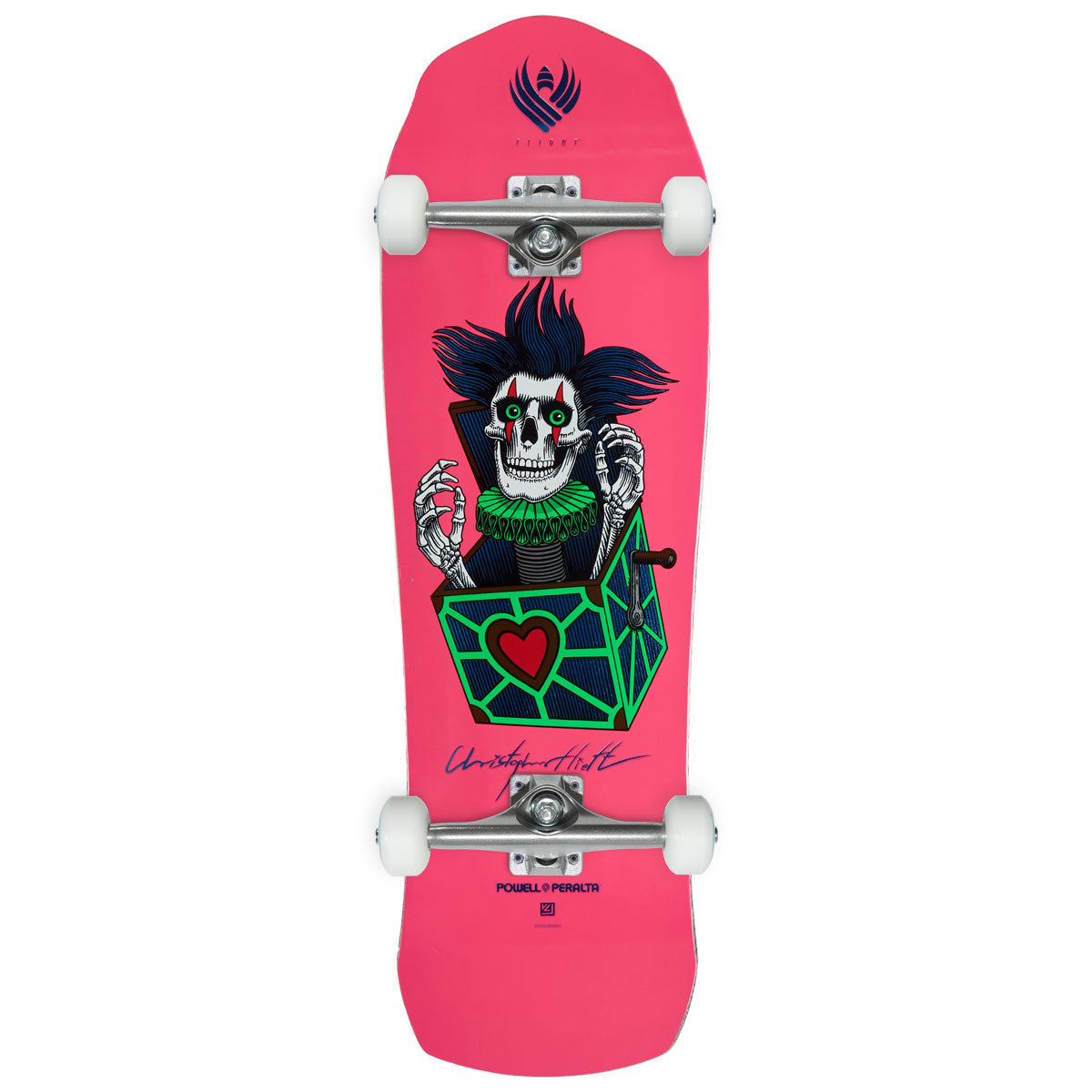 POWELL PERALTA パウエル XL 90s 80s 飛行機 Powell-Peralta Flight Chris Hiett Skull Skateboard Complete - 9.50