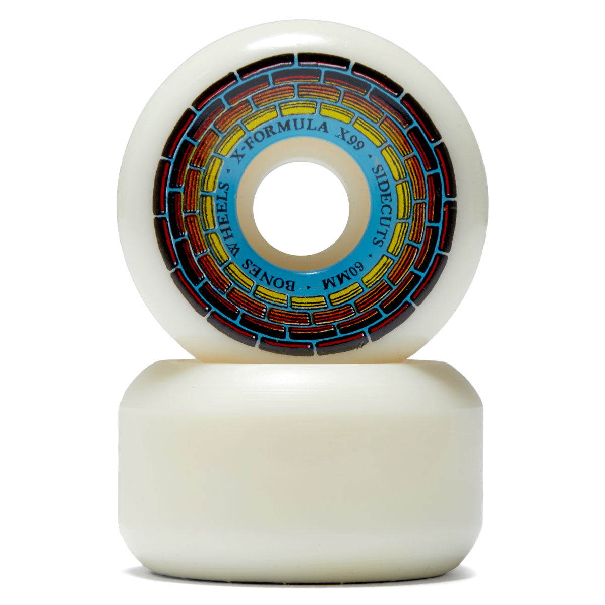 Bones X Formula Wishing Well 99a V5 Sidecut Skateboard Wheels - 60mm image 2