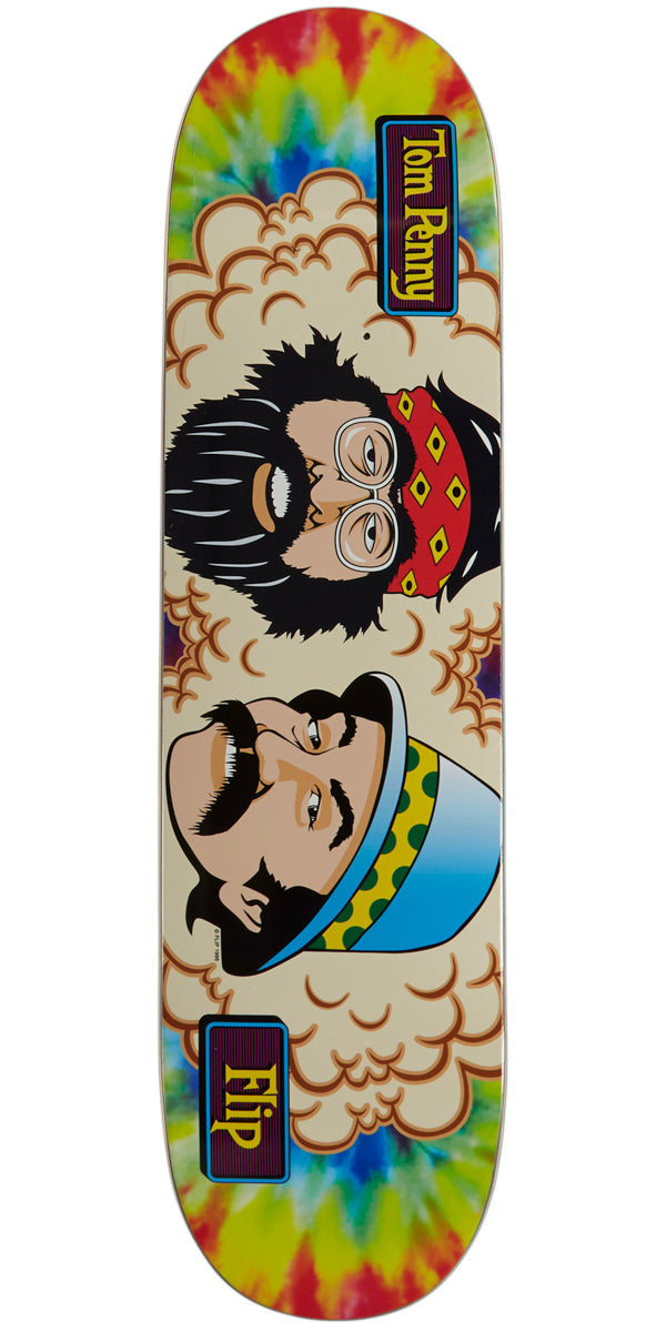 Flip Penny Cheech And Chong Skateboard Deck - Tie Dye - 8.00