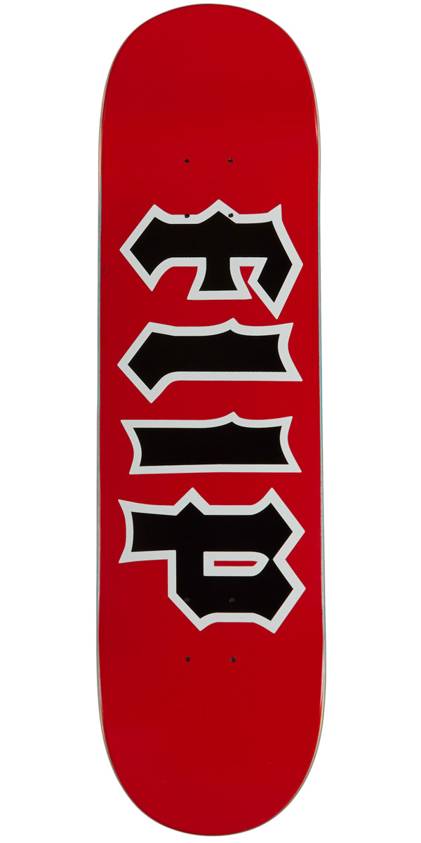 Flip HKD Skateboard Deck - Red - 8.25