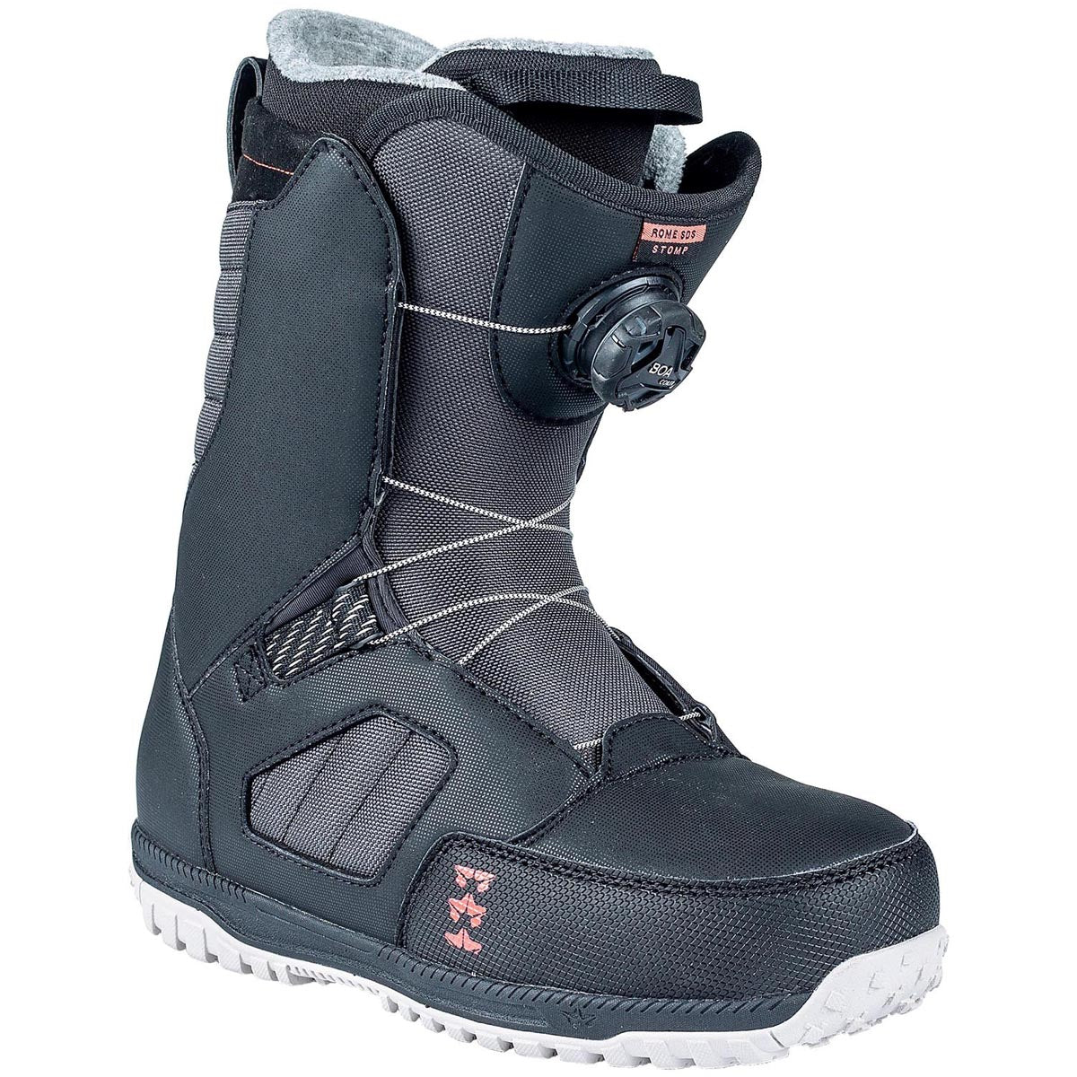 Rome SDS Womens Stomp Boa 2024 Snowboard Boots - Black image 2