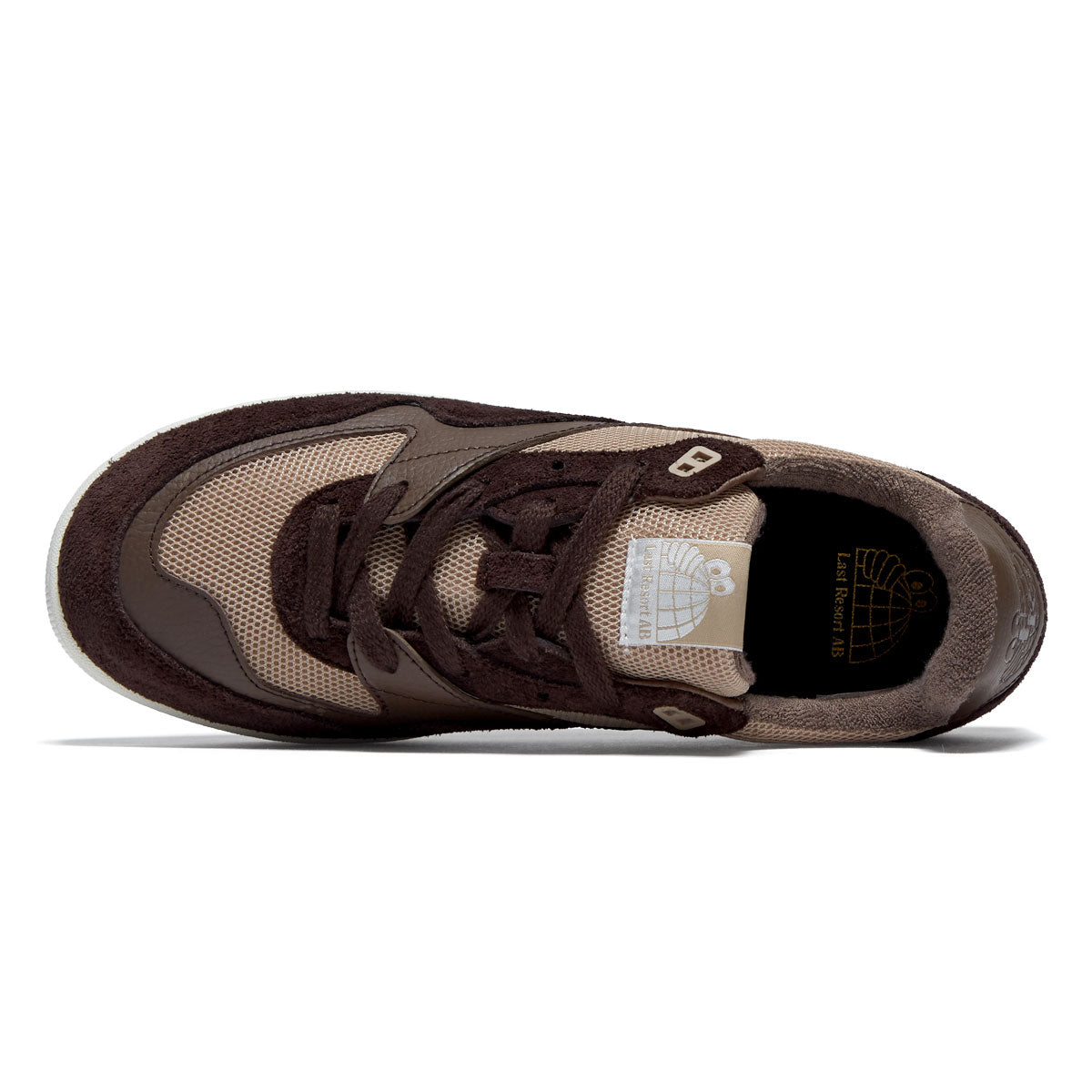 国内配送 LastResort AB CM002-LO PINE CONE/WHITE Last Resort AB CM002 Suede Lo Shoes - Pine Cone/White – CCS