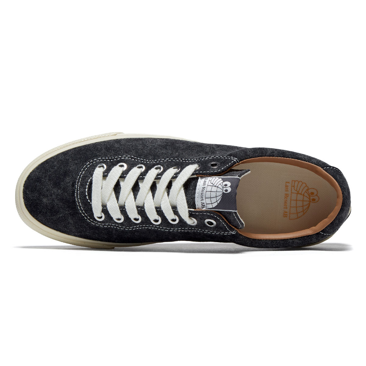 Last Resort AB VM001 Canvas Lo Shoes - Washed Black/White image 3