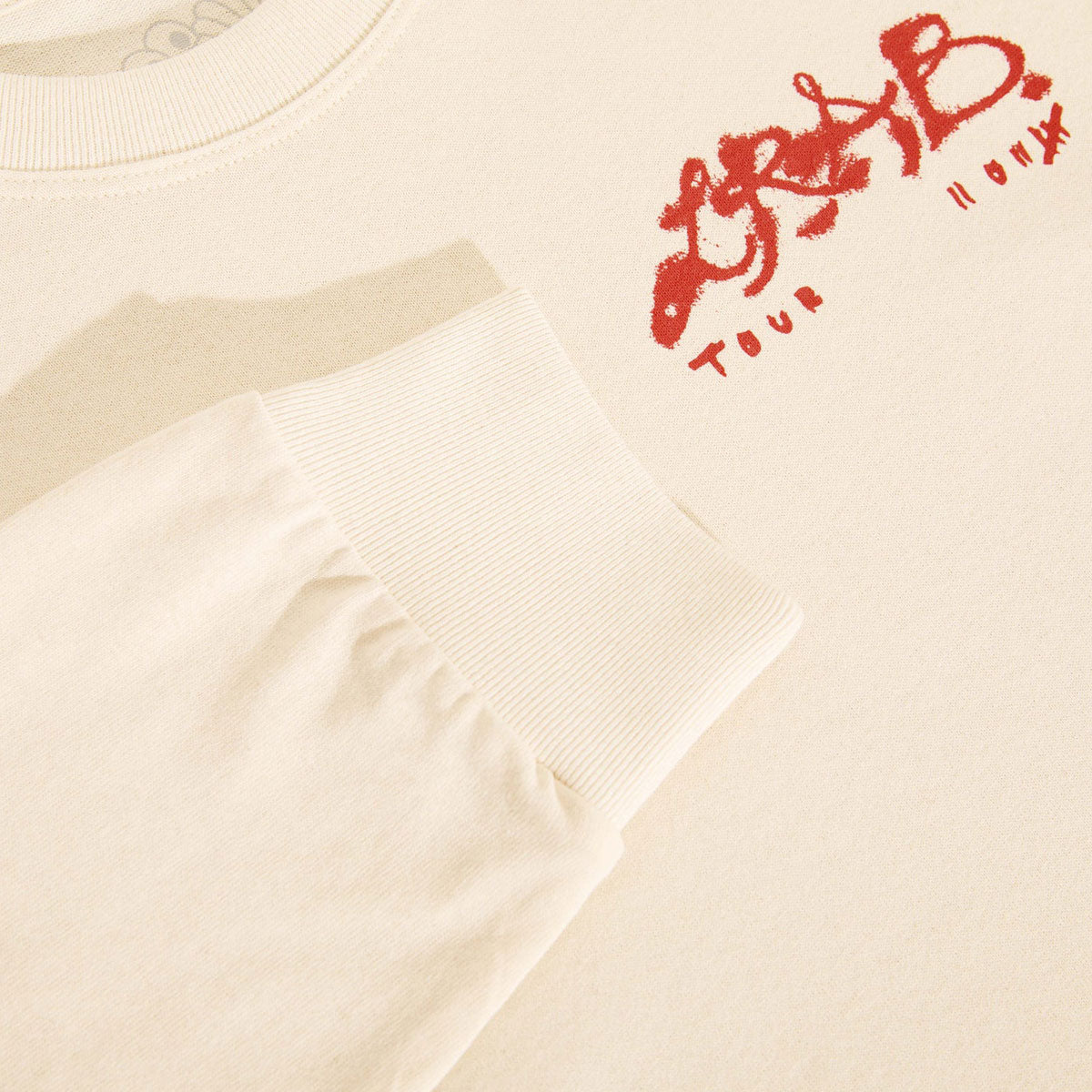 Last Resort AB Tour Long Sleeve T-Shirt - Natural White image 3