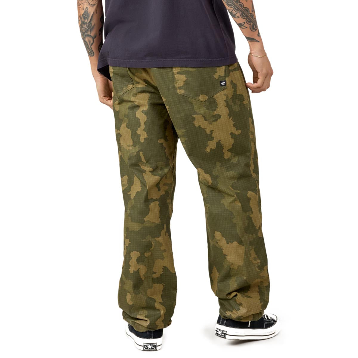 686 Cruiser Wide Fit Pants - Og Green Camo image 2