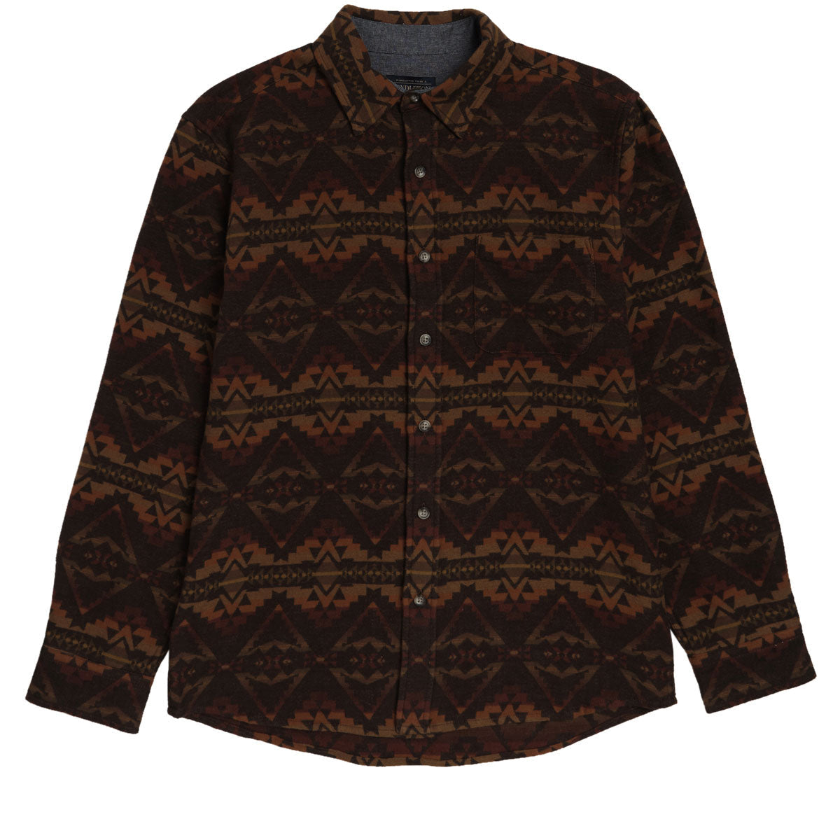 Pendleton Marshall Chamois Long Sleeve Shirt - Alto Mesa Rust/Ochre image 1