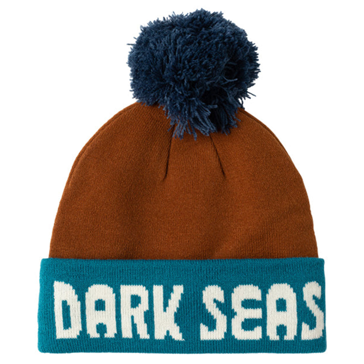 Dark Seas Azure Beanie - Ginger/Teal image 2