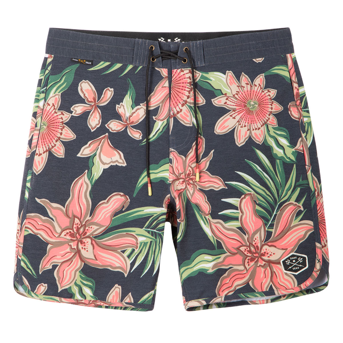Dark Seas Sennit Boardshorts - Black image 1