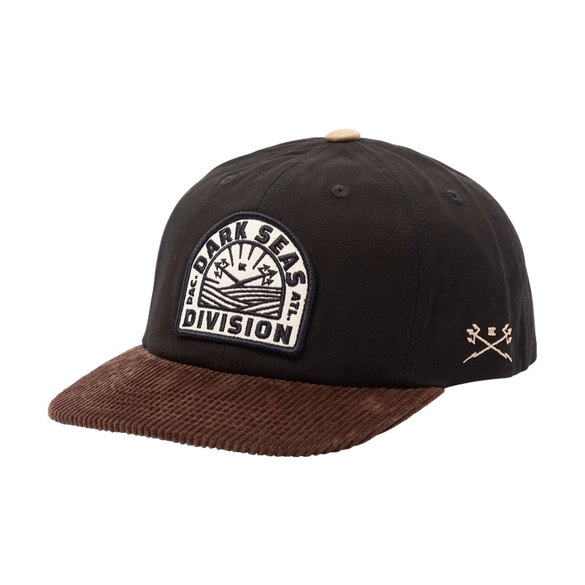 Dark Seas Oberon Hat - Black/Brown image 1